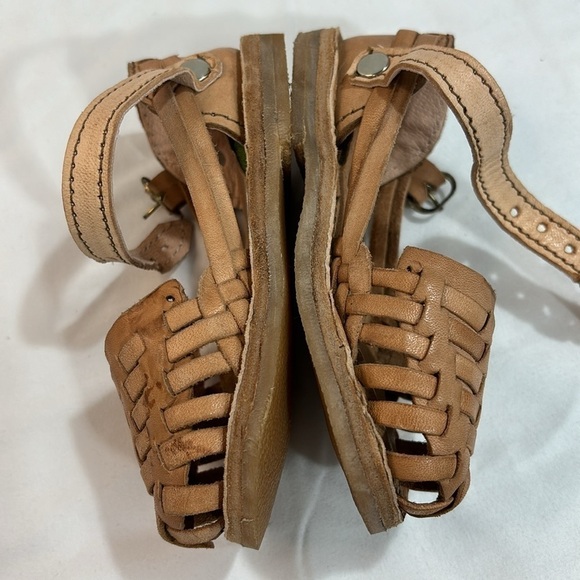 Adorable Mikoleon Artisan Handcrafted Leather Children’s Shoes Size 12 months - Picture 5 of 8